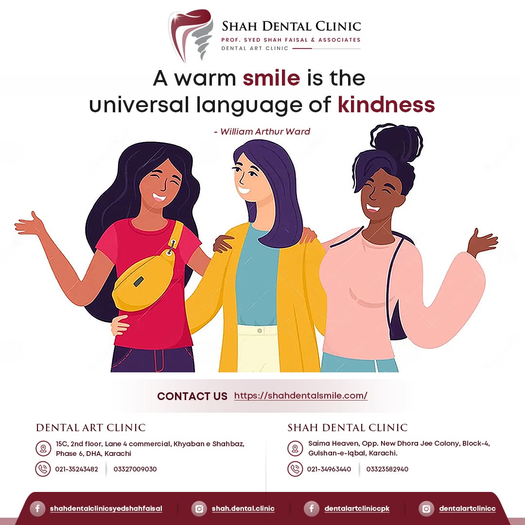 A warm smile is the universal language of kindness